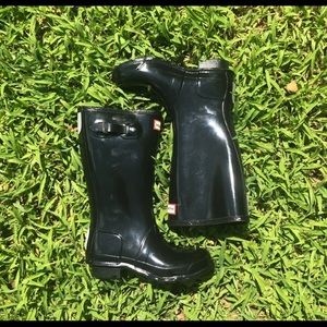 Hunter boots kids size 4
